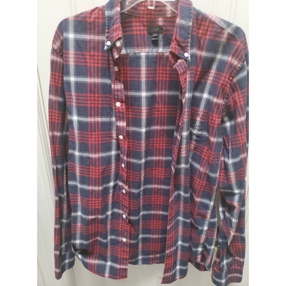 Men's J. Crew Plaid Dress Shirt
